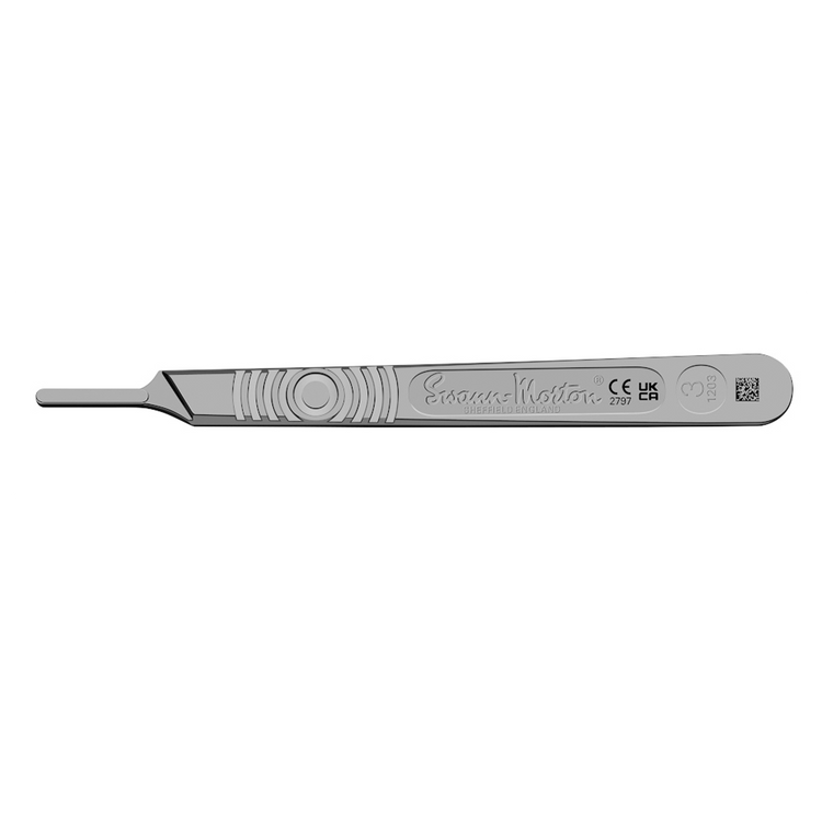 Surgical Scalpel Handle Graduated Stainless Steel
