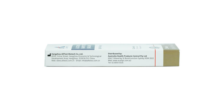 AHPC Alcohol (ALC 0.02%) Rapid Test Device (oral Fluid) Box/2 Tests
