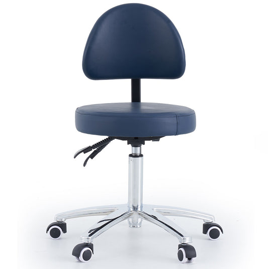 Pacific Medical Round Stool with Backrest