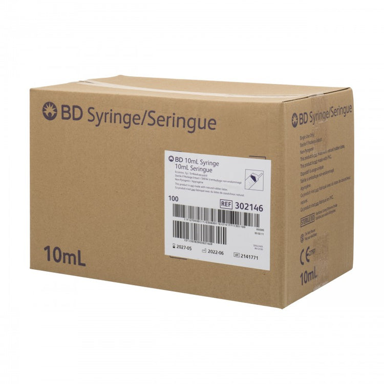 BD Syringe 10ml Luer Slip Eccentric Tip