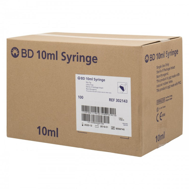 BD Syringe 10ml Luer Slip