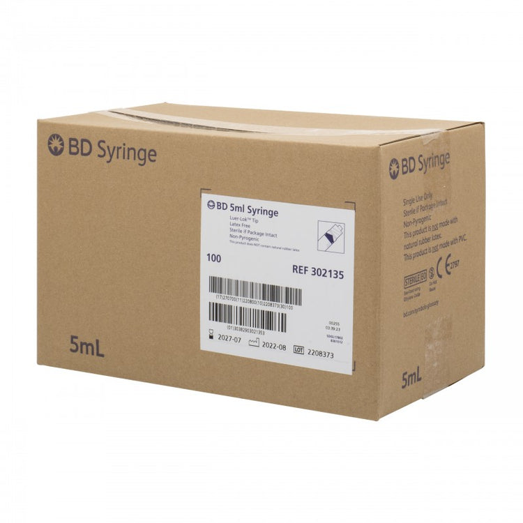 BD Syringe 5ml Luer Lok