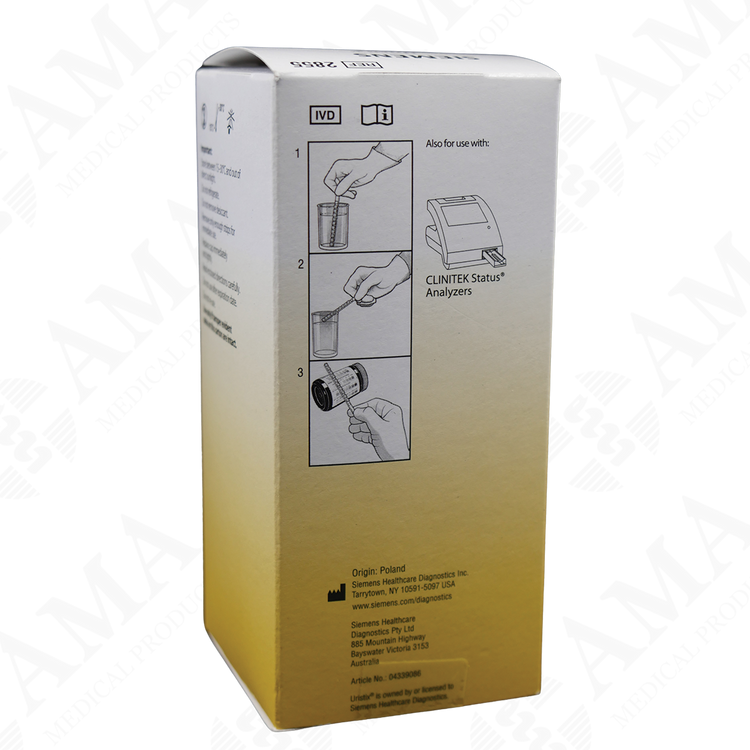 Siemens Uristix Urinalysis Testing Strip