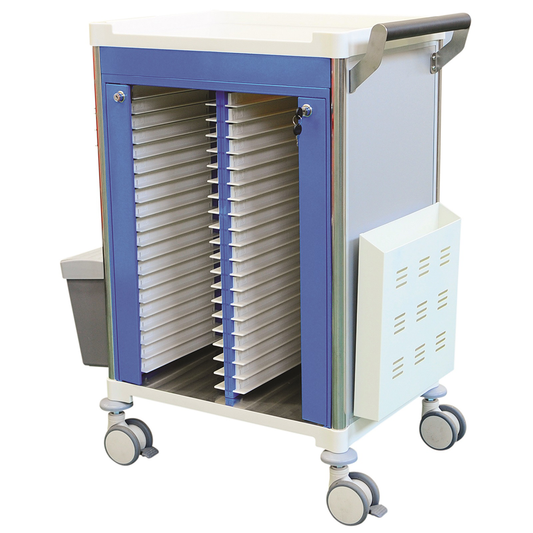 Pacific Medical Medical Records Trolley No Drawer