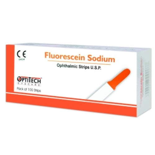 Fluorescein Sodium 1mg Ophthalmic Strips Optistrips