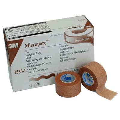 Micropore Surgical Tape Tan 1533-1 1