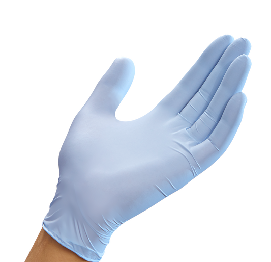 Mun COATS Colloidal Oatmeal Coated Nitrile Examination Glove