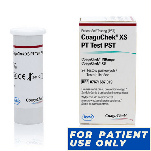 Roche CoaguChek® INRange PT INR PST Testing Strips - Patient Use Only