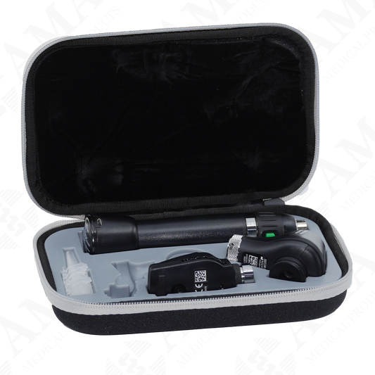 Hillrom Welch Allyn 71-SM2LXU Portable Diagnostic Set LED Coaxial Ophthalmoscope, MacroView Basic, Li-Ion Basic Power Handle USB
