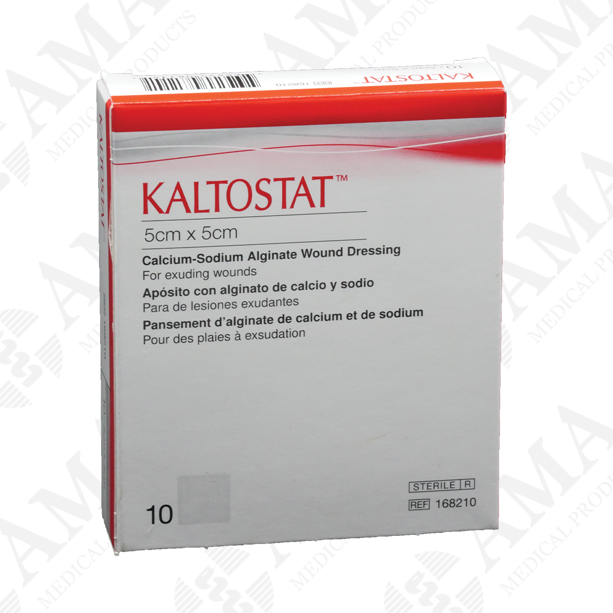 Convatec Kaltostat Calcium-Sodium Alginate Wound Dressing 5x5cm