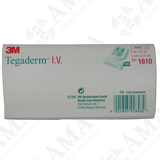 3M Tegaderm 1610 Paediatric IV Transparent Film Dressing 5 x 5.7cm