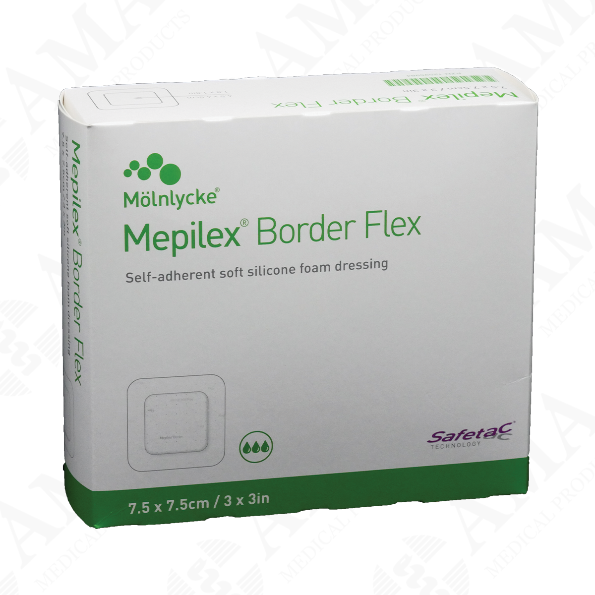 Mepilex Border Flex Self Adherent Foam Dressing