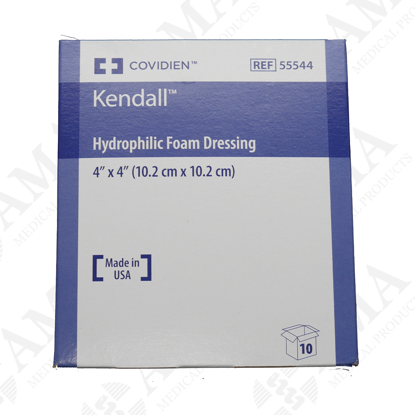 Covidien Kendall Hydrophilic Foam Dressing 10.2 x 10.2cm
