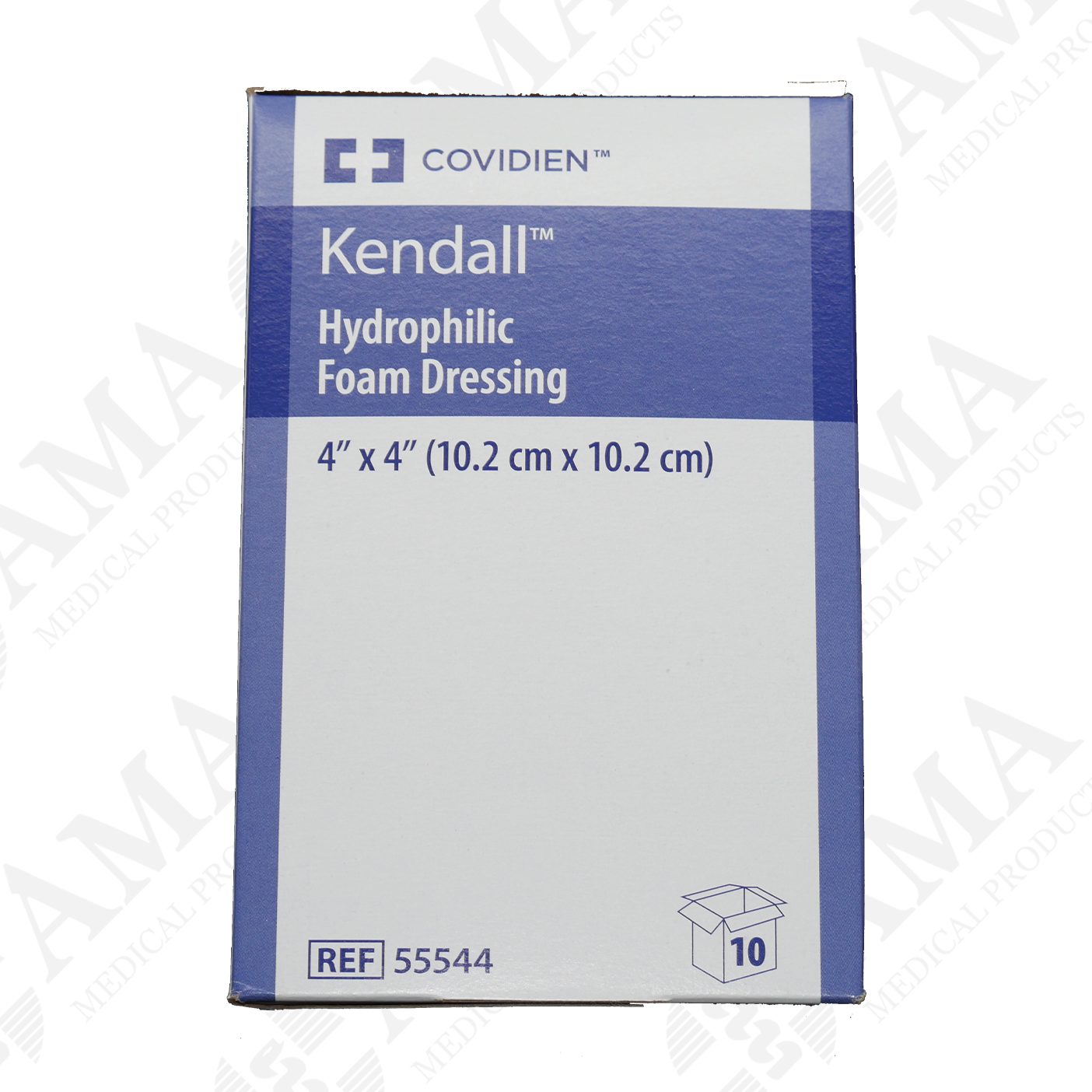 Covidien Kendall Hydrophilic Foam Dressing 10.2 x 10.2cm