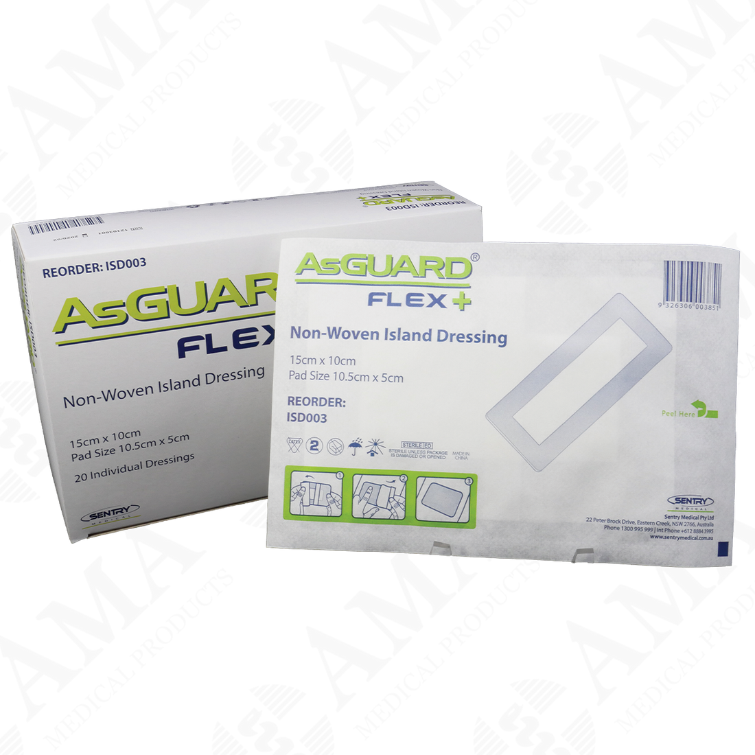 Sentry Medical AsGUARD Flex Island Dressing