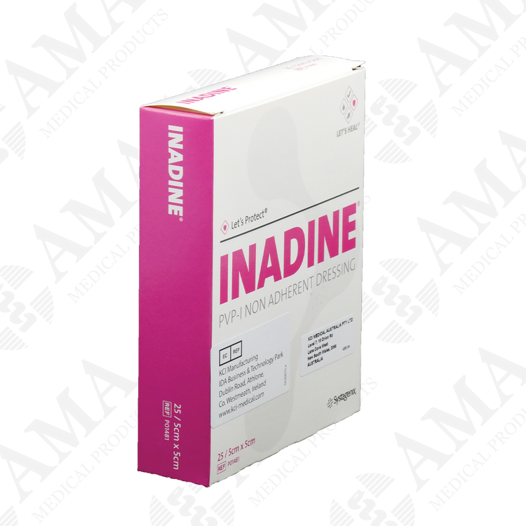 Inadine PVP-I Non Adherent Dressing 5x5cm