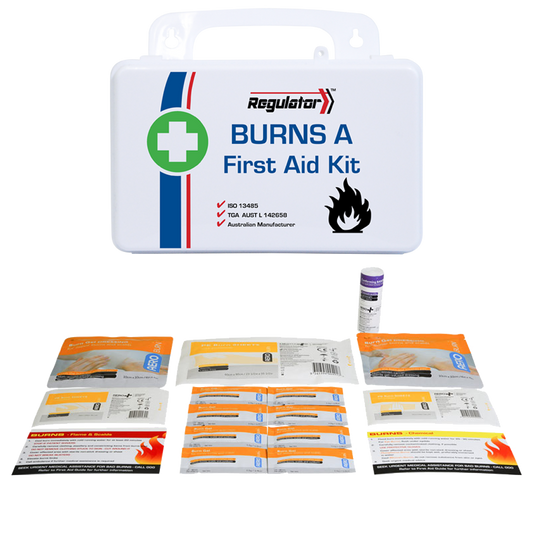 First Aid and Resuscitation Kits Regulator Burns Kit Including Contents A AFAKBNA 1