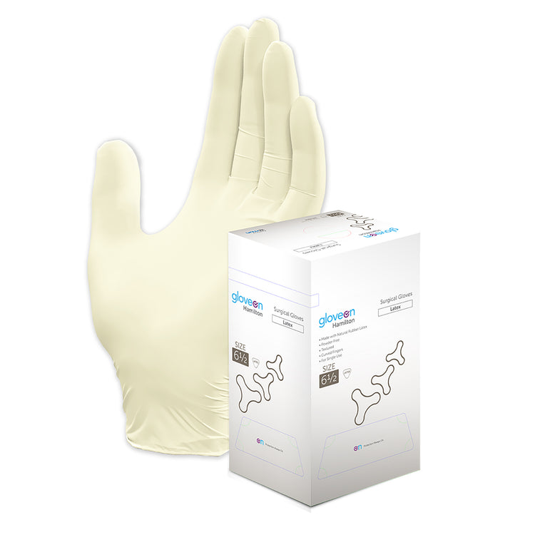 Mun gloveon Hamilton Latex Surgical Gloves