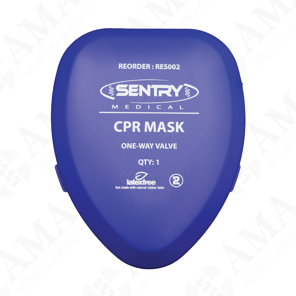 Senry Mask Sentry CPR Mask Compact One Way Valve Non-Sterile