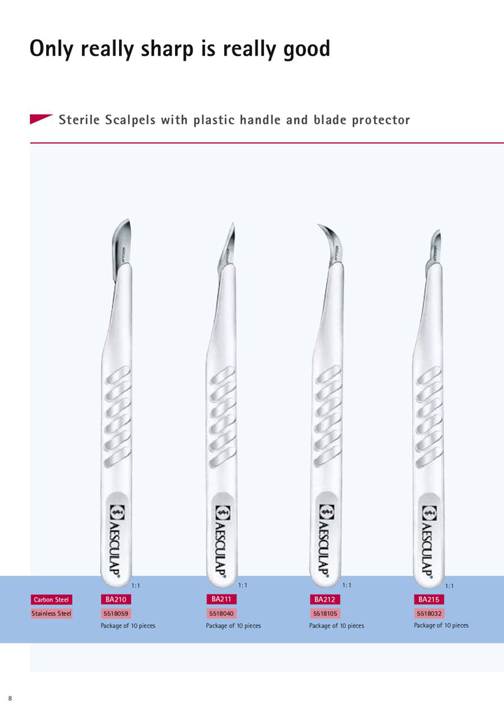 Surgical B Braun Disposable Cutfix Scalpels No 11 No 25 No 23 1