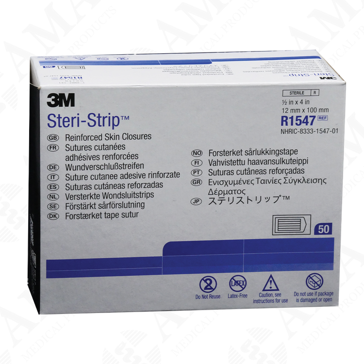 3M Steri-Strip Skin Closures - White (Various Sizes & UOM)