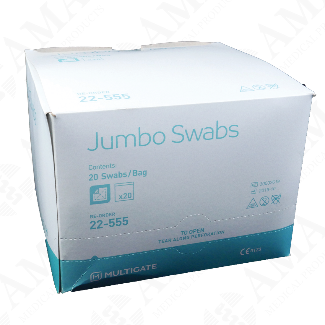 Multigate 22-555 Jumbo Swabs 16cm Non Sterile